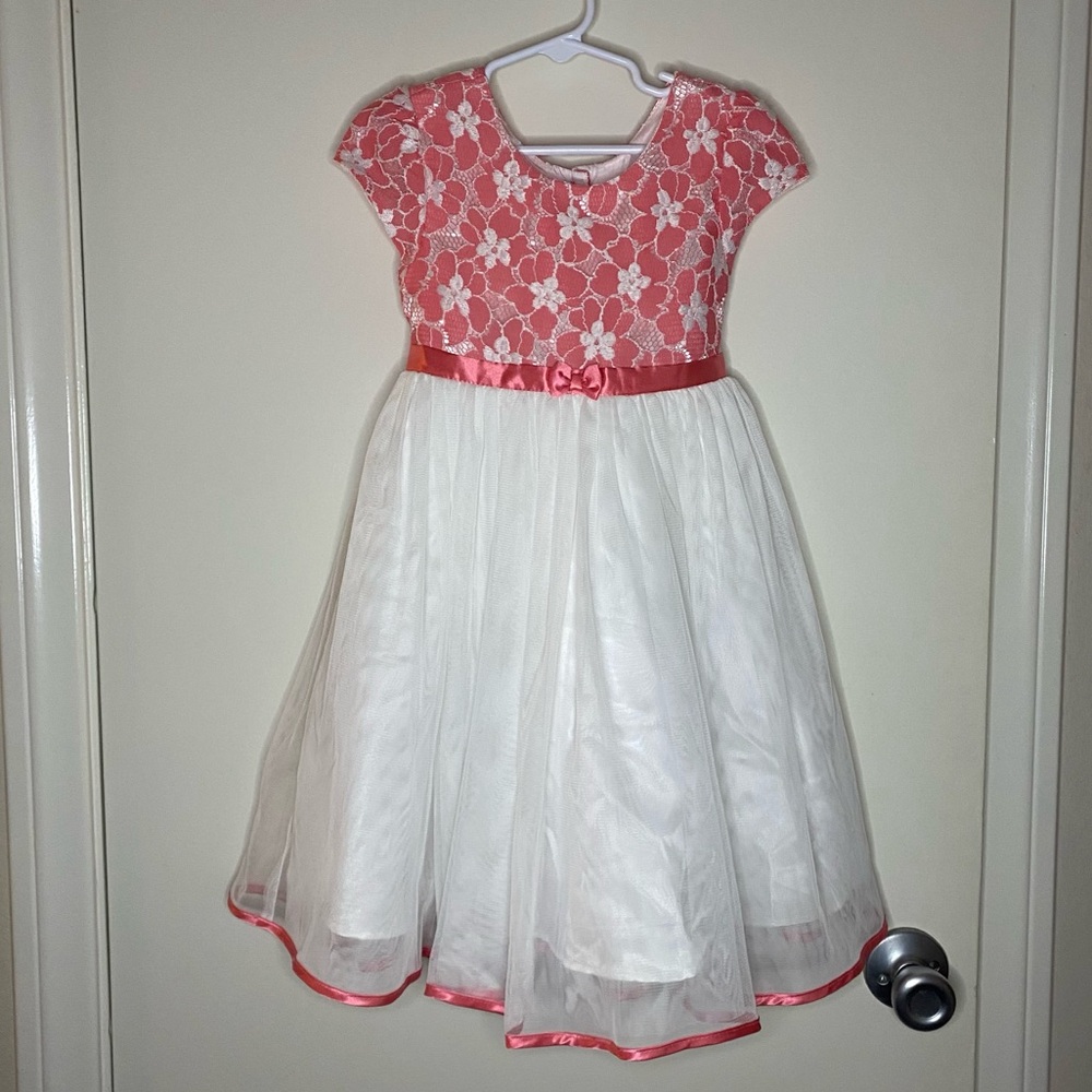 Jona Michelle‎ Pink Lace Special Occasion Dress, 5